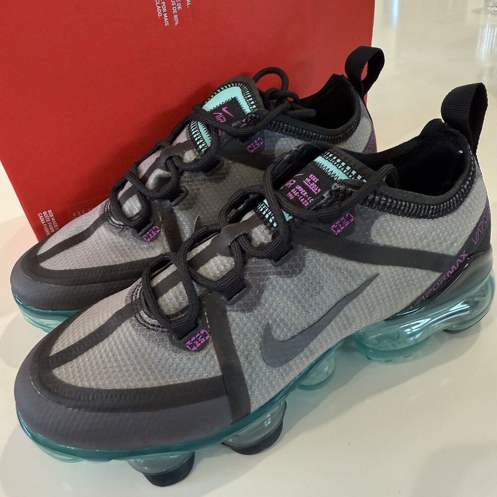 Nike Air Vapormax 2019 GS AJ2616-012 Grey/Aurora Youth 4Y / Wmns sz 5.5 NEW